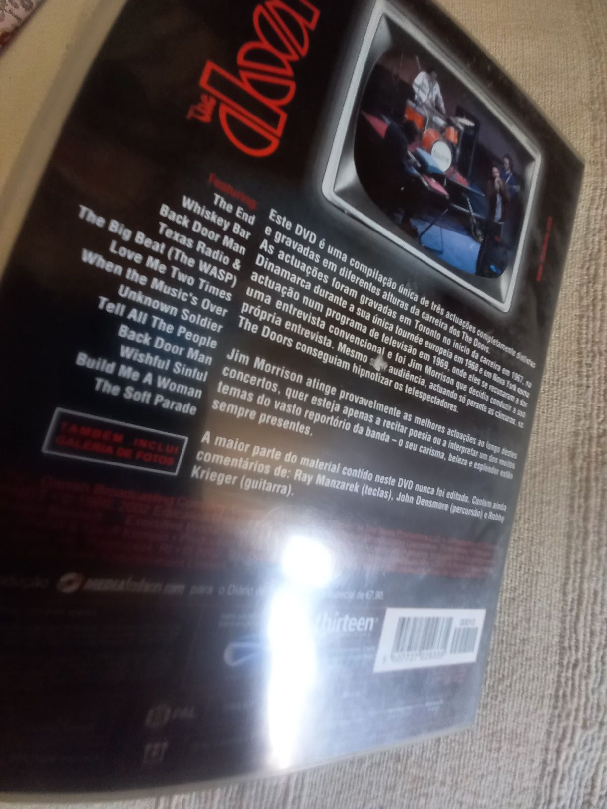 Dvd The Doors com atuações ao vivo