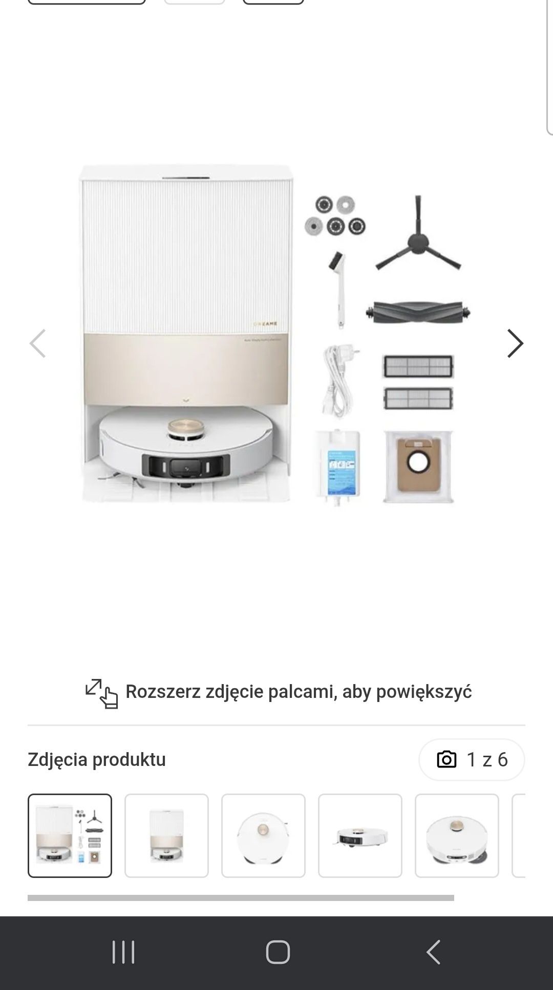 Robot sprzatajacy Dreame L20 Ultra Complete  Opłacone ubezp. 2029