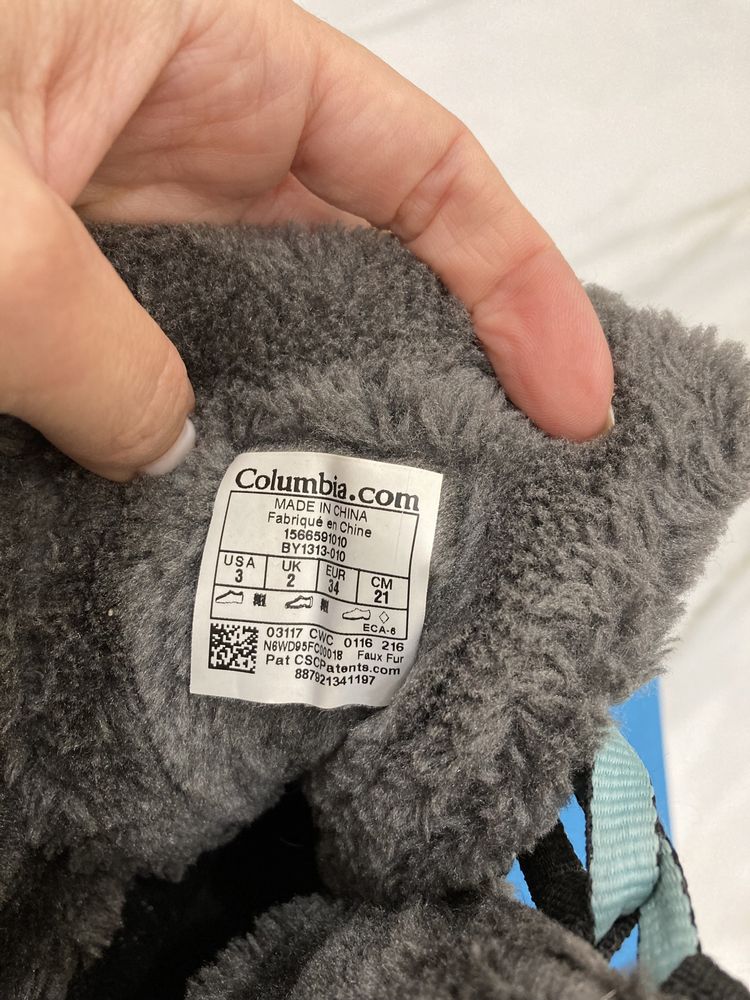 Зимние сапоги  Columbia 22см