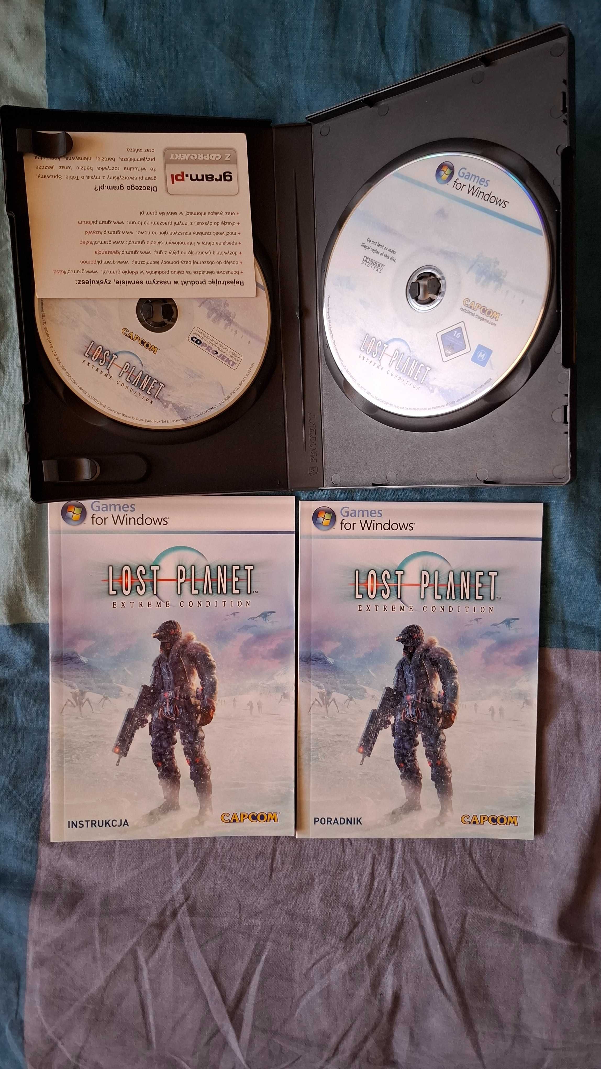 Zestaw gier PC: Fable 1, Xmen Origins, Lost Planet , Call of Juraez 1
