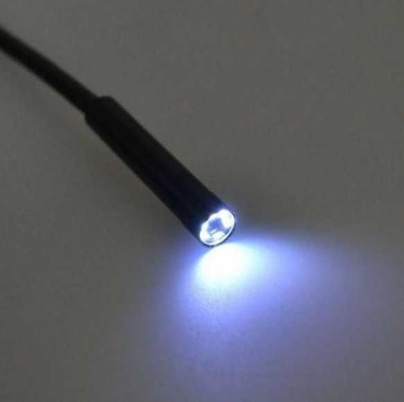 Эндоскоп цифровой  толщина 7 мм USB/micro-USB с подсветкой 1 м...