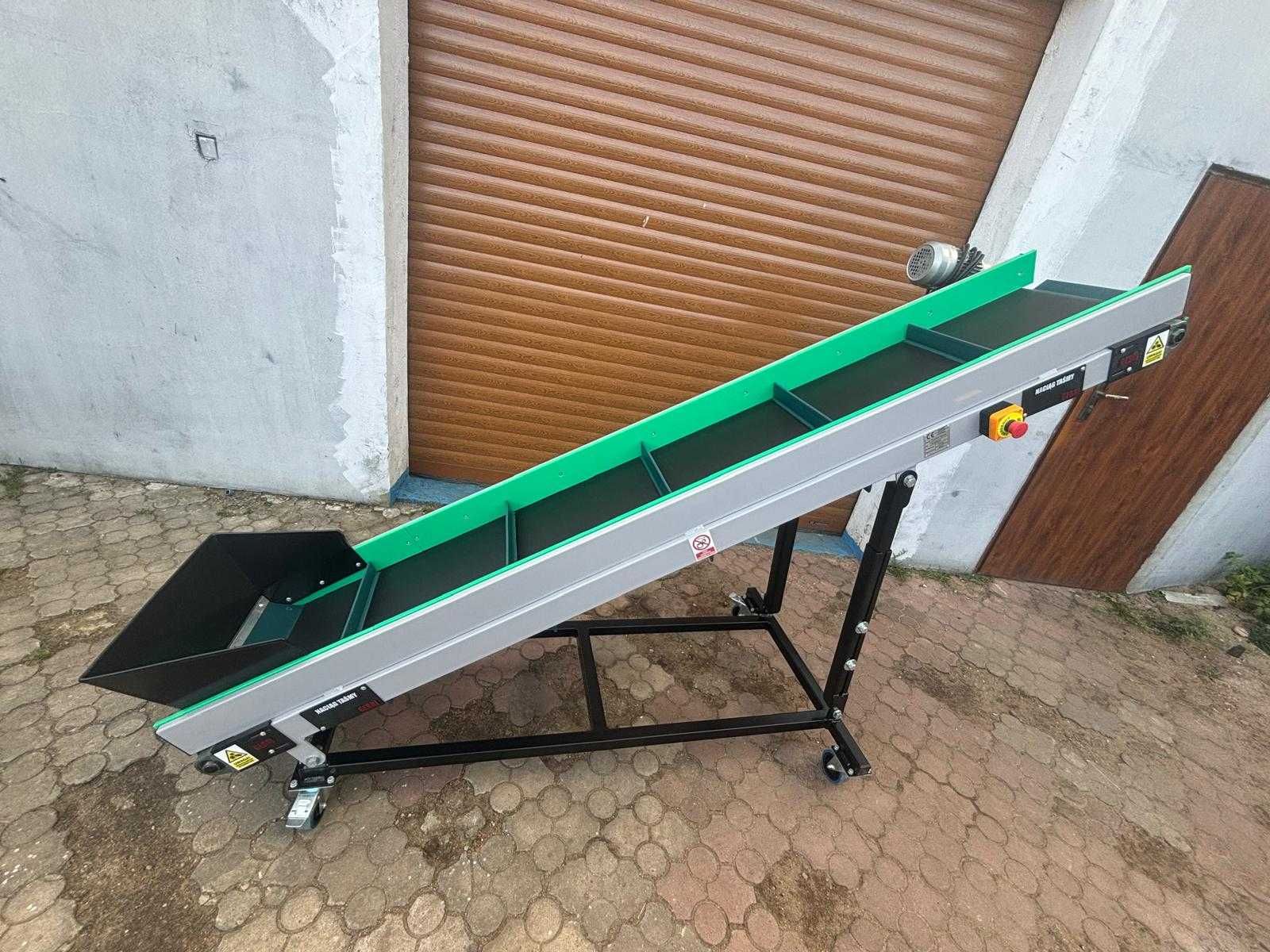 Przenośnik taśmowy, taśmociąg 2m x0,4m PRODUCENT