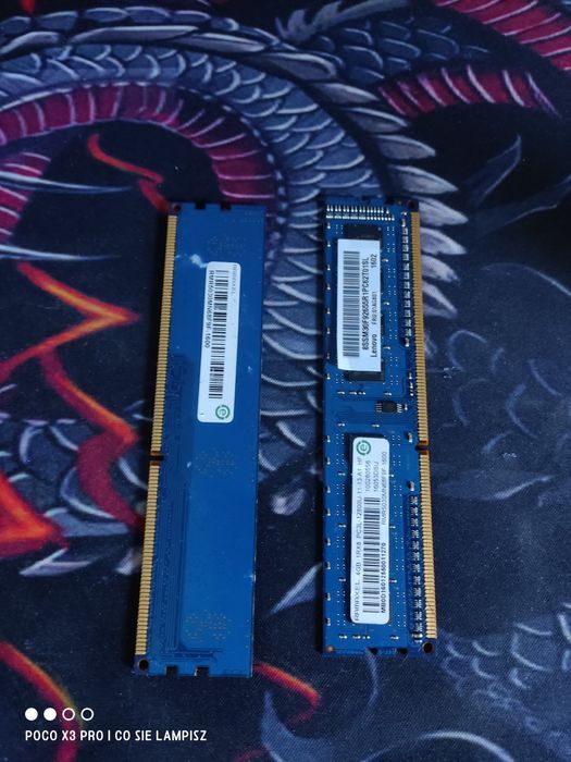 Płyta główna asus P8H61-MX z procesorem intel i ramem