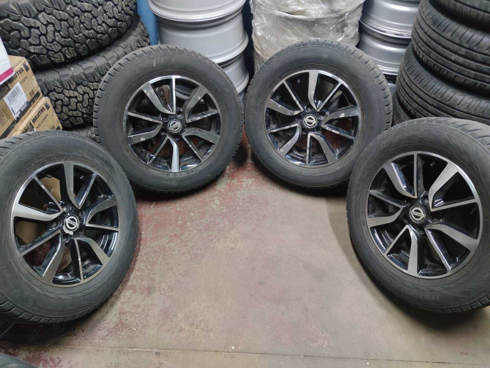 Диски Nissan R16 x6.5 ET40 5x114.3 +шини 215/65 R16 Hankook 4шт.