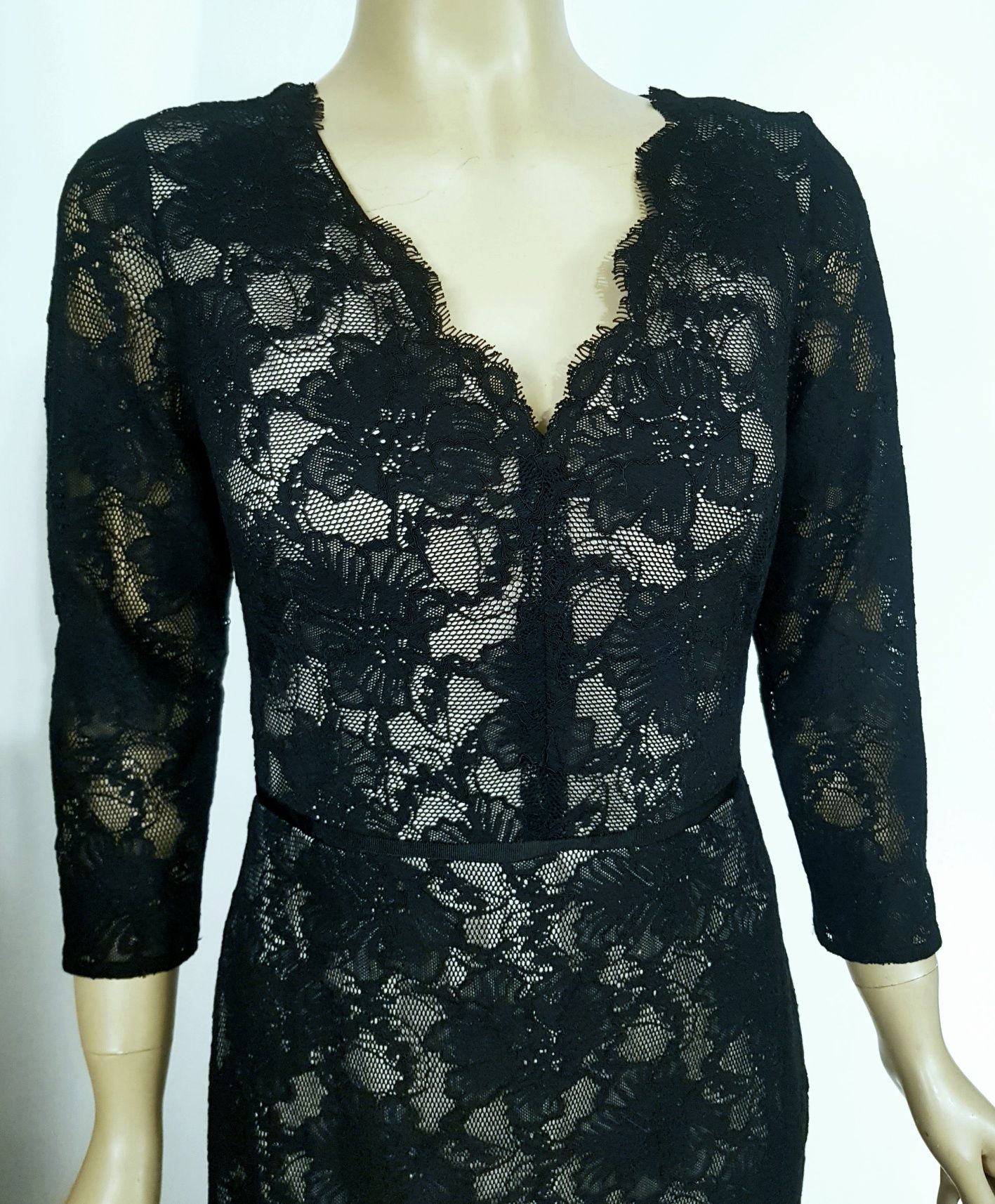 Lauren Ralph Lauren Jerri W Trim nowa damska sukienka rozmiar S