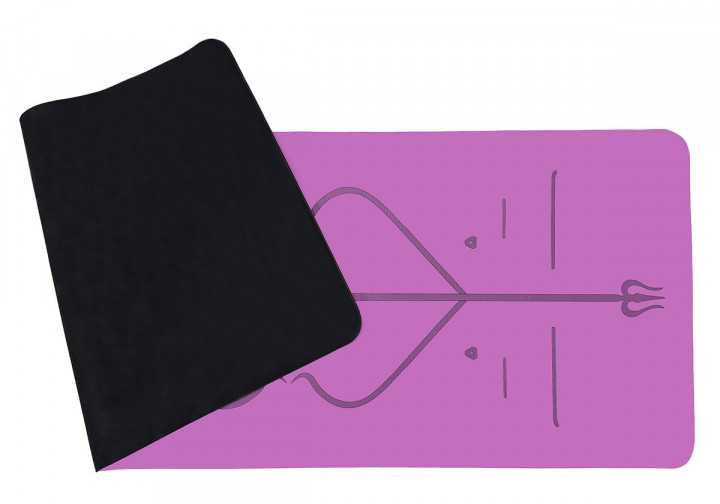 Профессиональный коврик для йоги из каучука 5 мм, 2 цвета