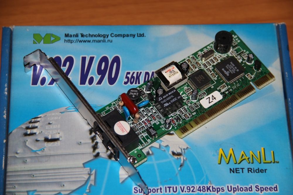 Модем Manli PCI modem MIN56L-40 v.92 v.90 56K новый