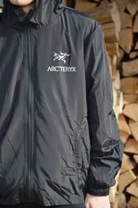 Arcteryx мужская черная куртка Gore-Tex / Вітровка Артерікс чорна