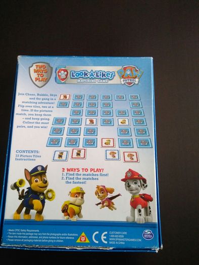 Paw patrol psi patrol memory używane