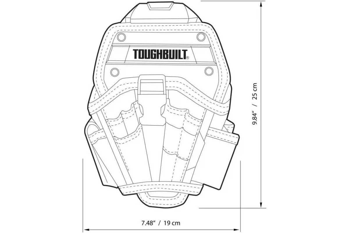 Кобура для дриля Toughbuilt TB-CT-20-S, TB-CT-20-L