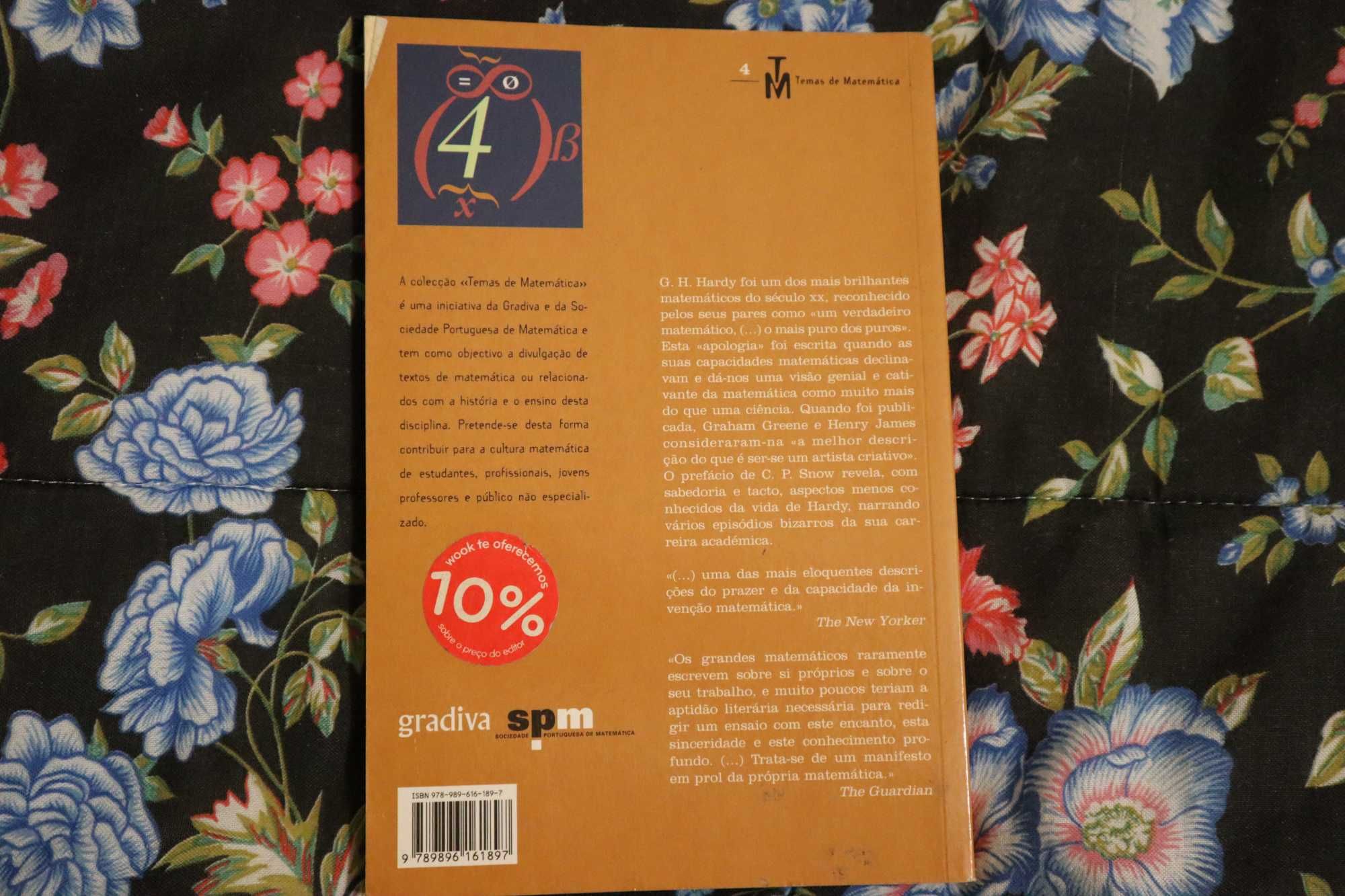 Livro "Apologia de um matemático"