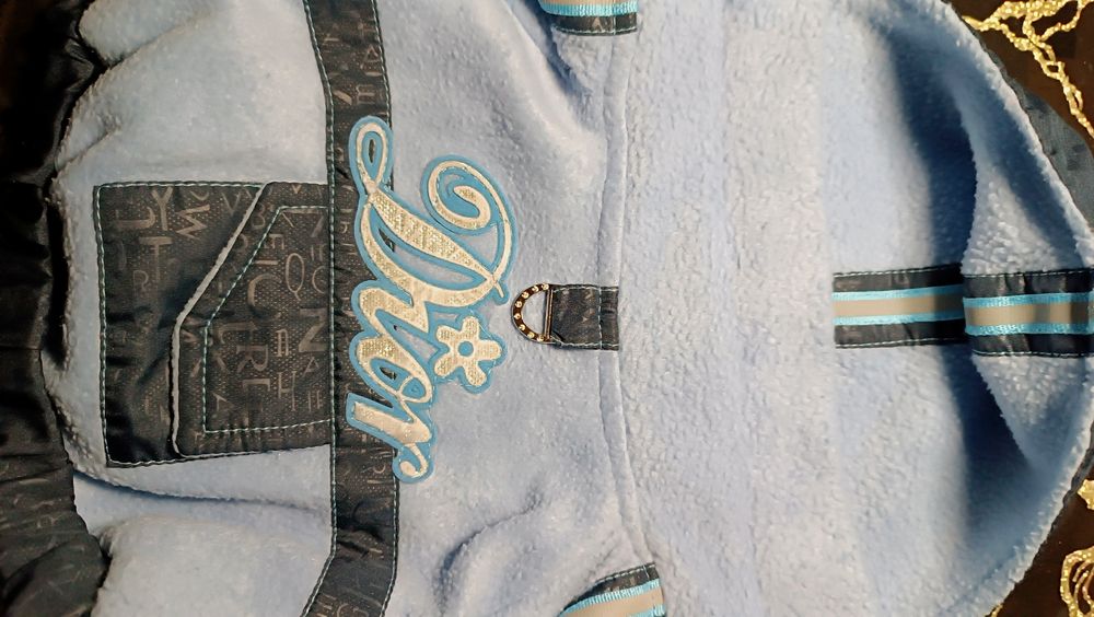 Курточка для хвостатого малыша , двухсторонняя,Деми.