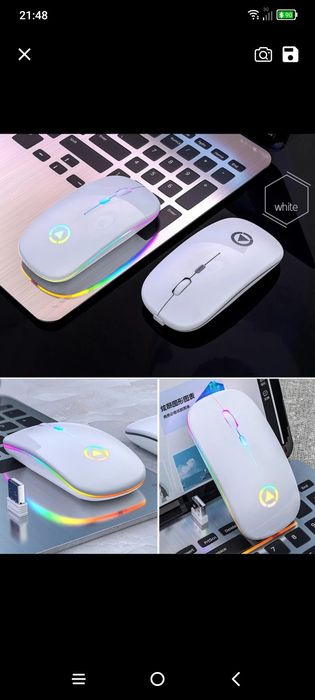 Rato novo wireless Bluetooth recarregável