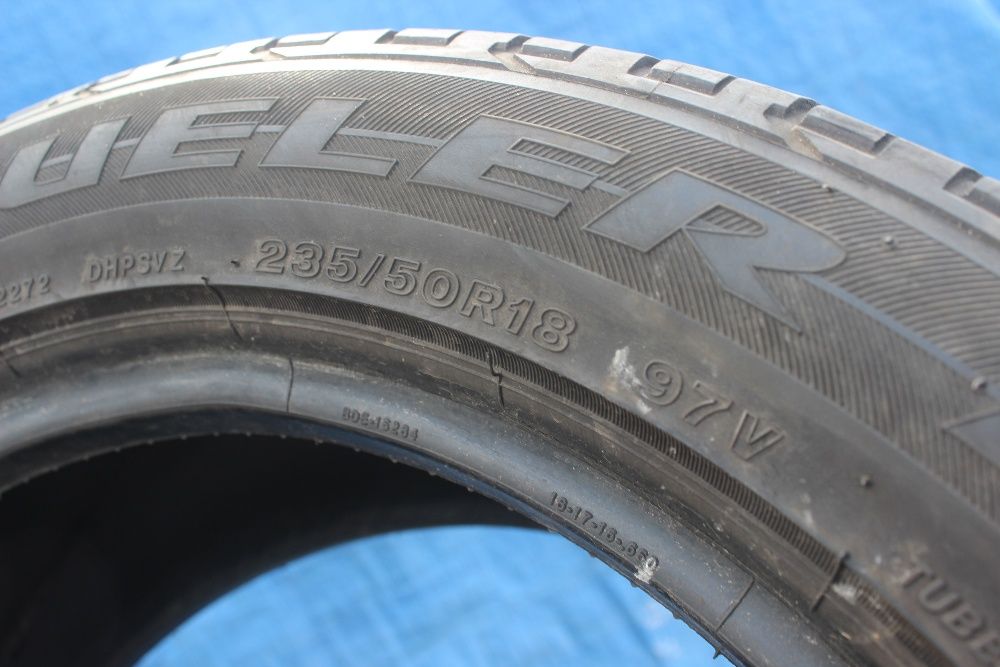 235-50-R18 BRIDGESTONE DUELLER летняя резина комплект GERMANY 2022