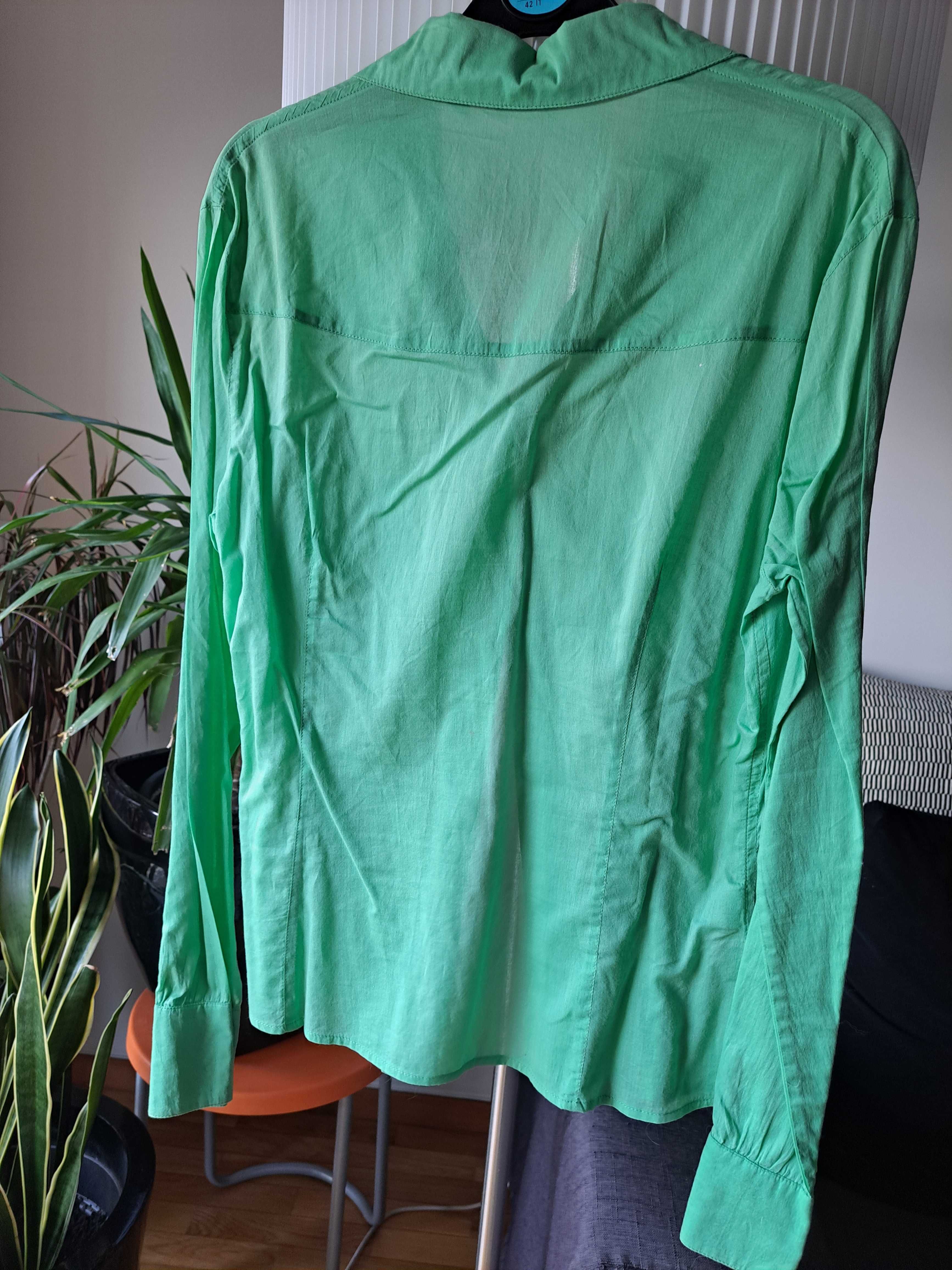 Blusa / camisa L verde da Mango
