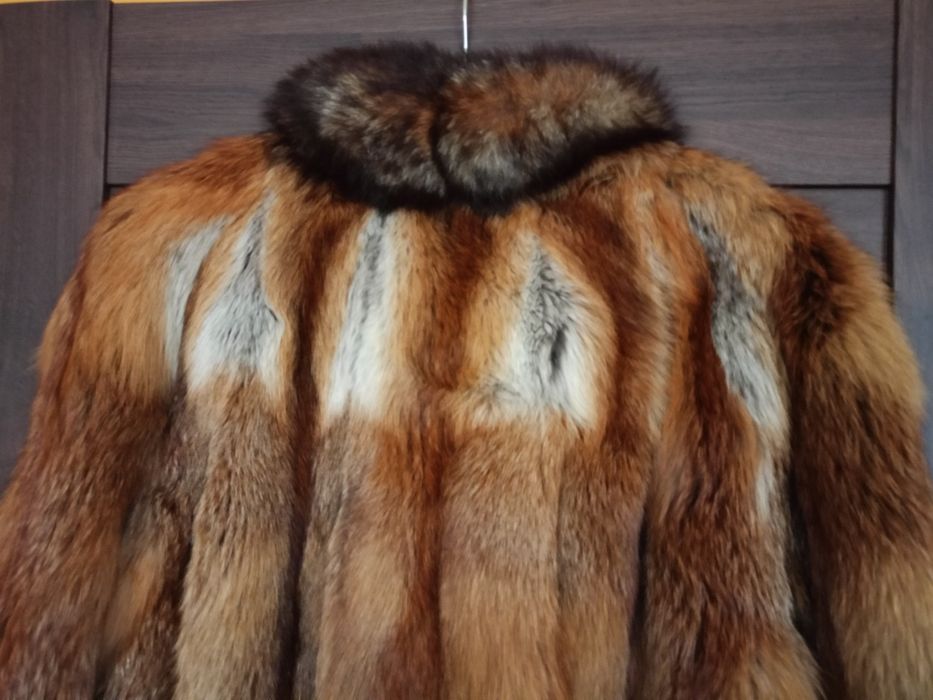 Futro z lisa krótkie, kurtka