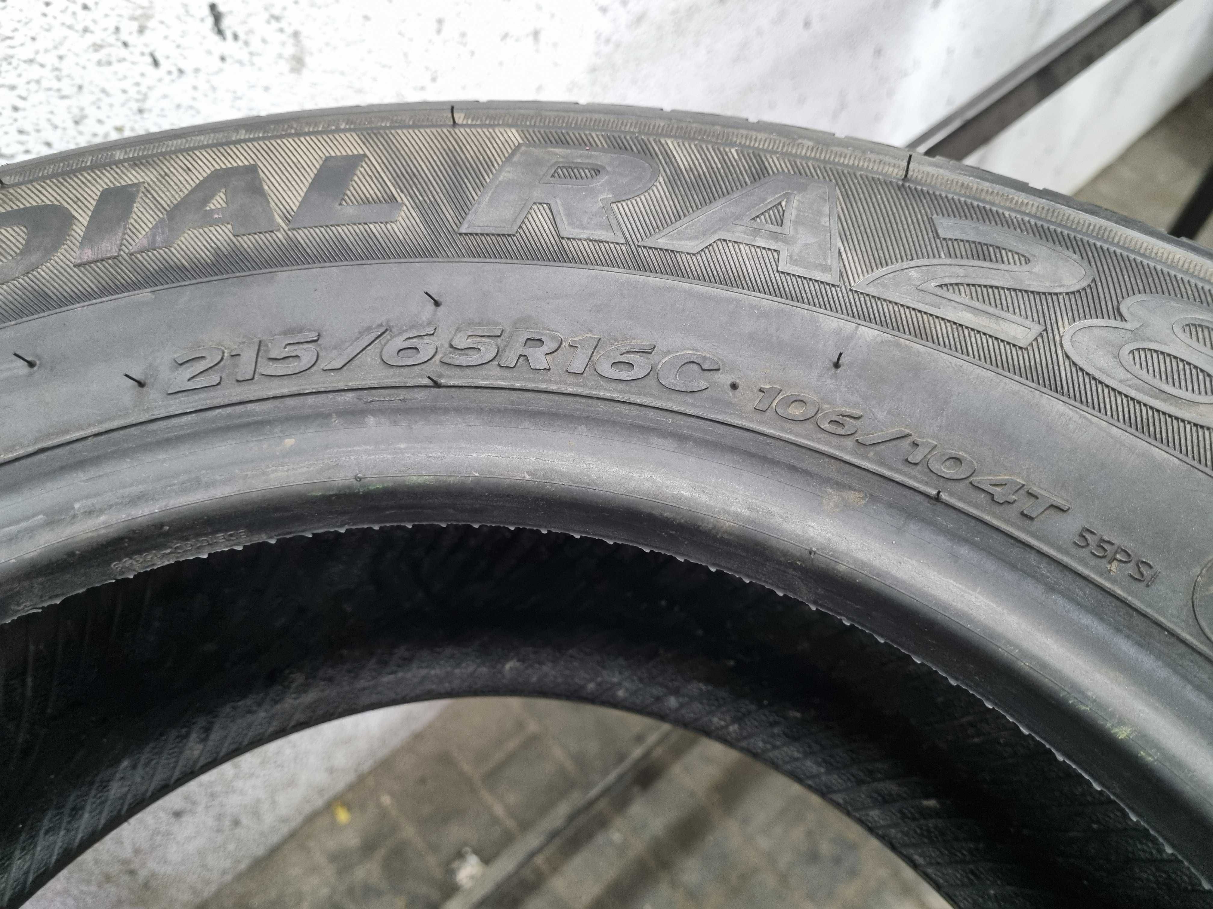 215/65/16C 106/104T Hankook Radial RA28E D.3719