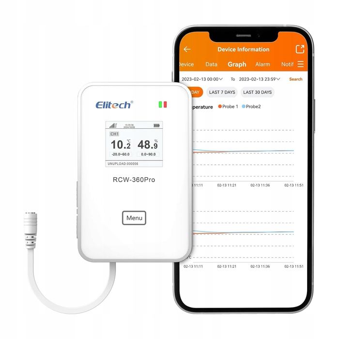 Termohigrometr Elitech RCW-360pro-SC