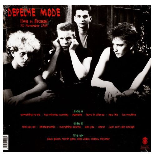 Depeche Mode Live In Basel 1984 winyl