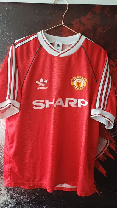 Koszulka piłkarska Adidas Manchester United 1990/92 rozmiar 42-44"