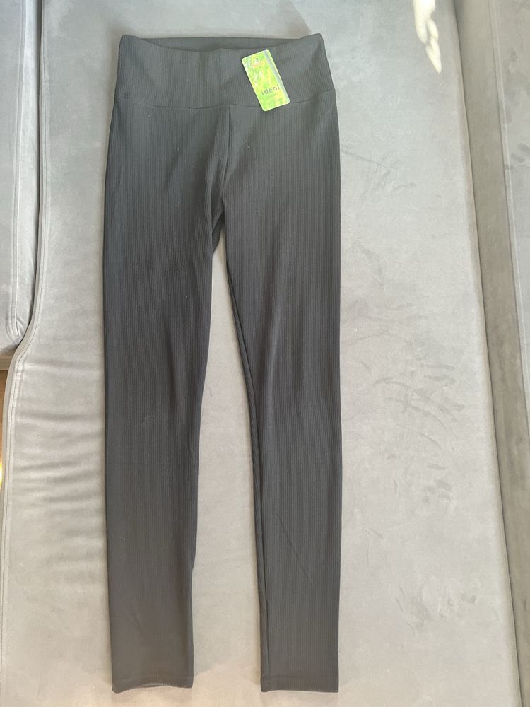 Legginsy getry prążkowane rozmiar S/M Nowe