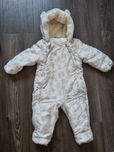 Kombinezon zimowy HM H&M 74 z kapturem misie