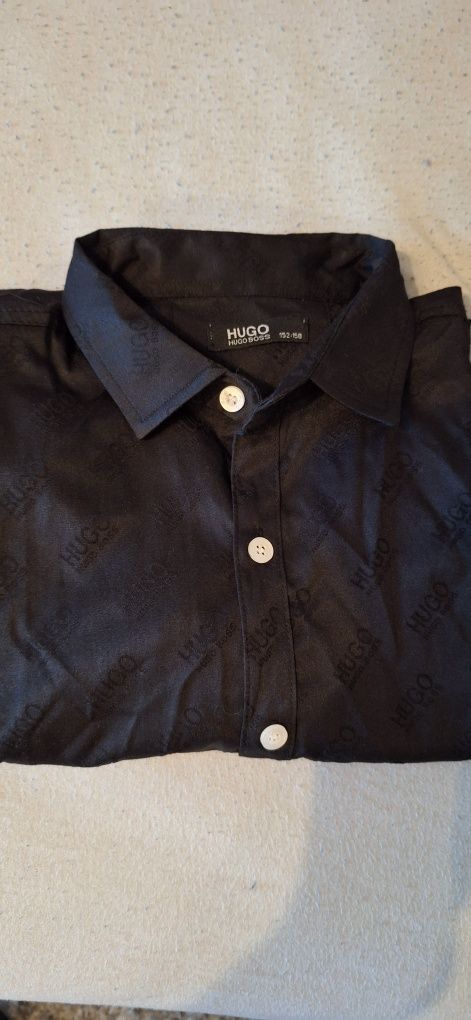 Koszula czarna Hugo Boss 152-158