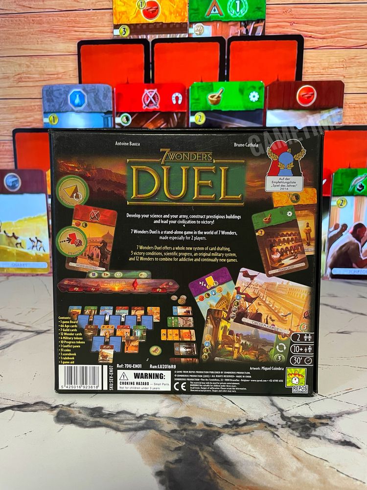 7 Чудес Дуэль 7Wonders Duel