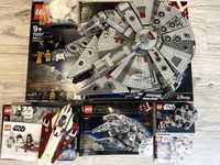 Lego Star Wars 3 zestawy - Sokół Millenium 75257 oraz 75333, 75295