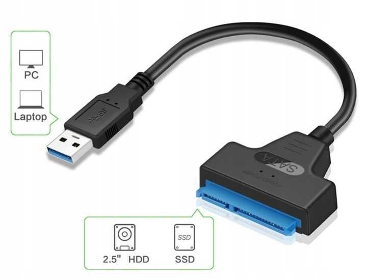 Adapter USB 3.0 DYSKÓW 2.5"
