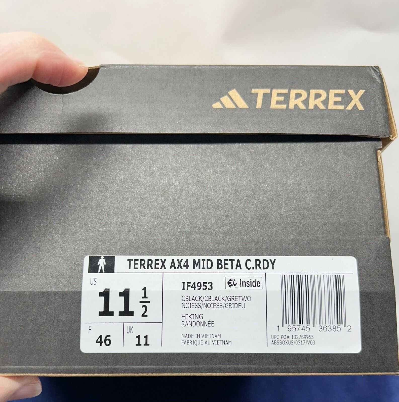 adidas Men's Terrex Ax4 Mid Cold.rdy Sneaker 40. 41. 44.5 46 раз