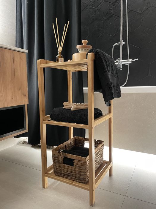 Bambusowa szafka łazienkowa stolik pomocniczy salon ikea