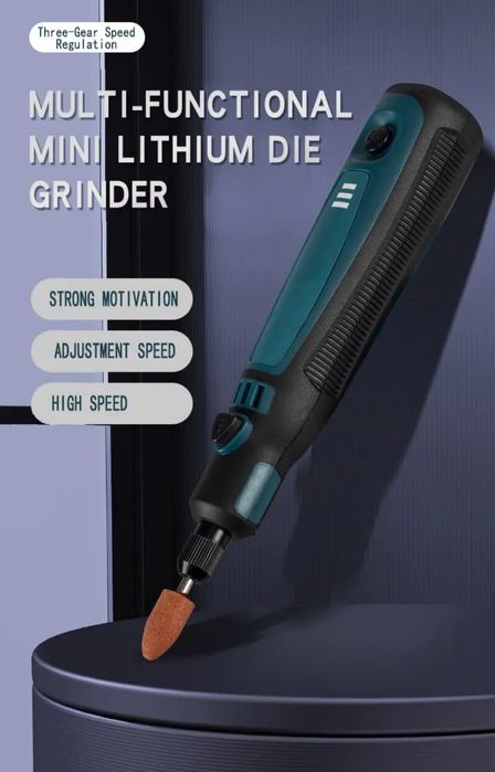 Wysokoobrotowa mini multi szlifierka wielofunkcyjna jak Dremel Nowa