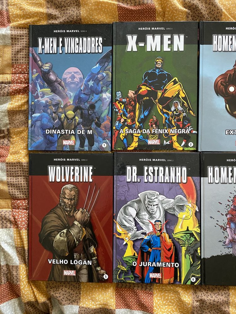 Banda Desenhada Coleção Livros Heróis Marvel Série 2