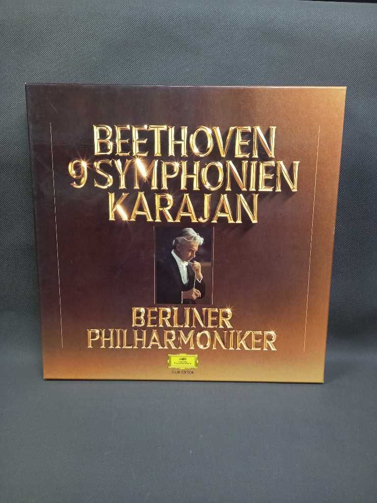Album, Box 8 lp. Beethoven 9 symphonen Karajan, 8 płyt winylowych