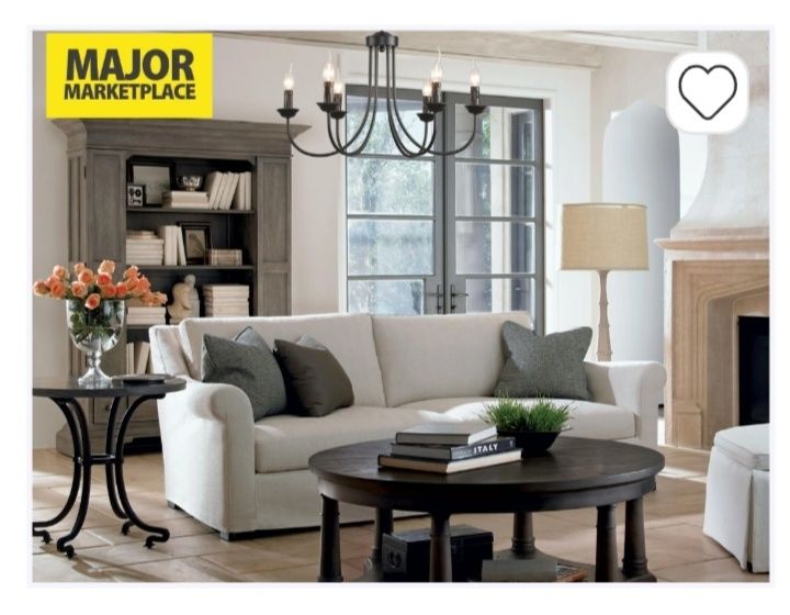 Ganeed Wiszący żyrandol Francuski Wiejski Rustykalne Światła 62 cm do