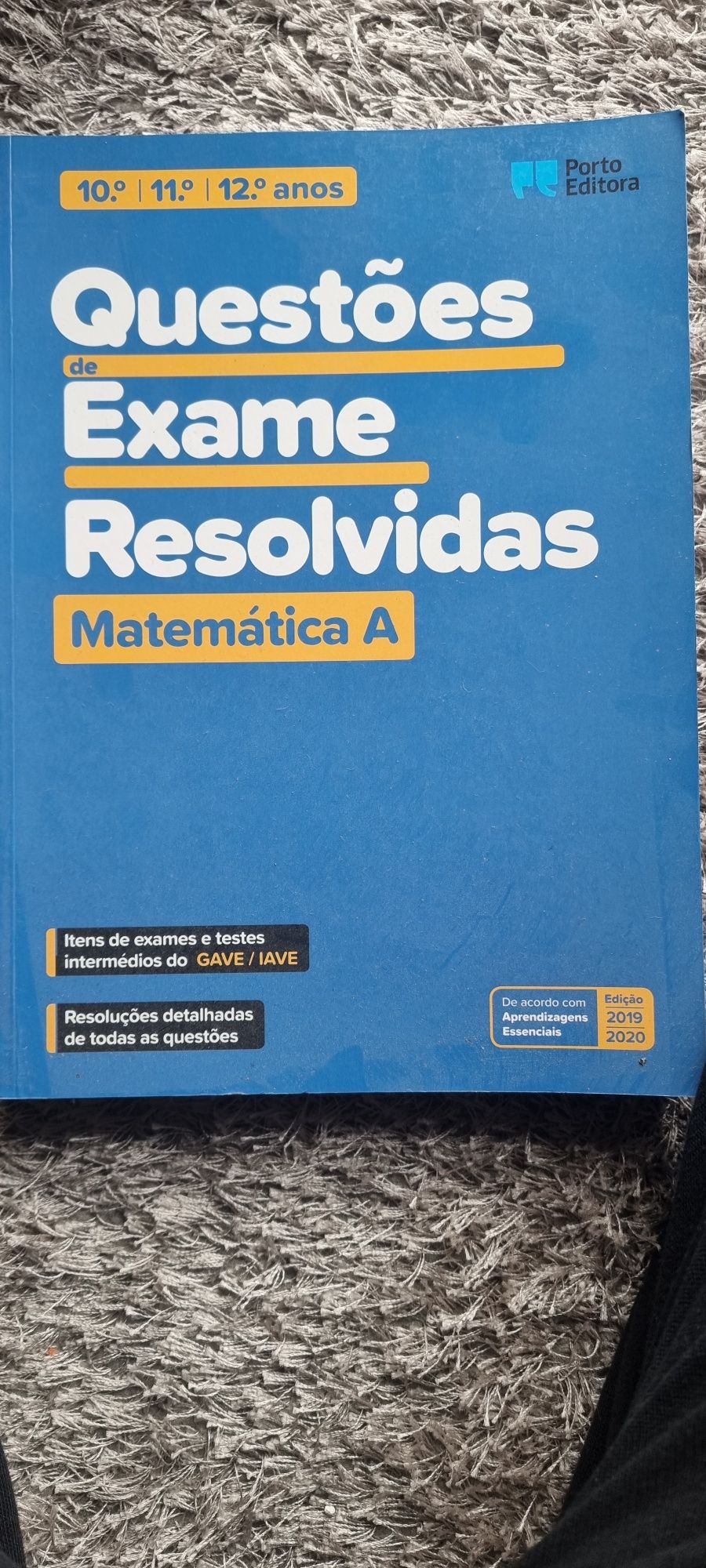 Questoes de exames resolvidas. Matematica A. 10. 11 e 12 ano