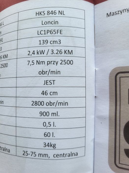 Niemal nowa kosiarka z napędem - silnik Loncin