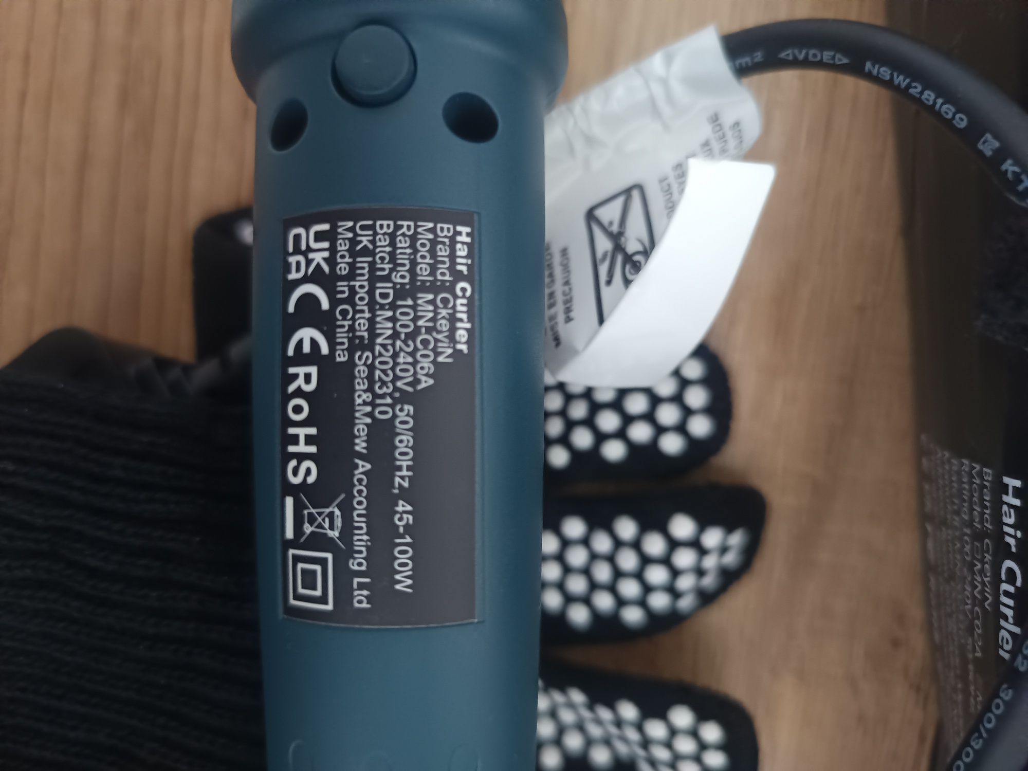 Lokówka do włosów Ckeyin wyświetlacz LCD Nowa