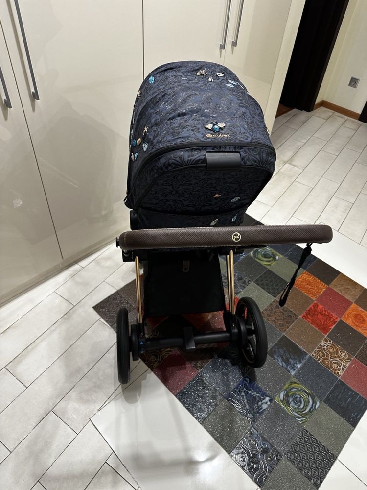 Cybex e-priam jewels of nature 2022 р.в. Електро візок
