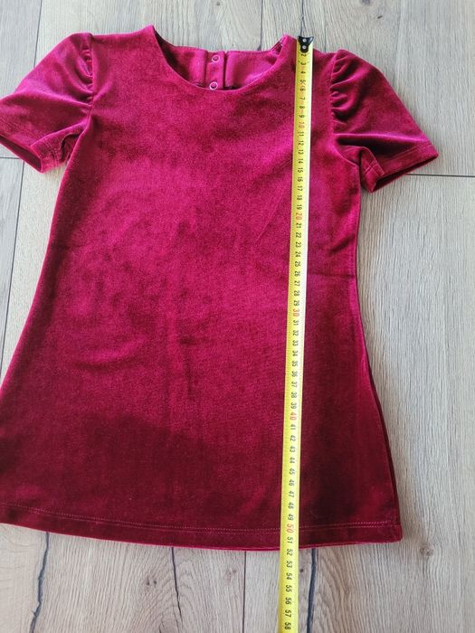 Sukienka aksamitna na Święta Top Secret 110cm . Stan idealny!!!