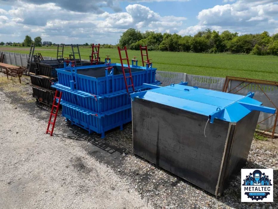 Samowibracyjna forma stalowa, produkcja prefabrykatów, szamba, kanały