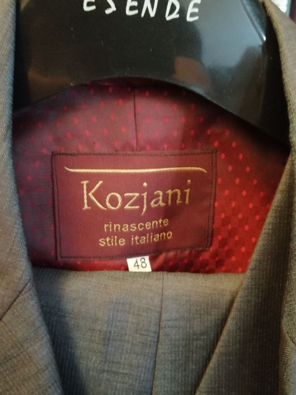 Garnitur męski z kamizelką