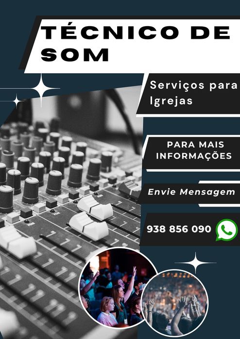 Técnico de Som para igrejas