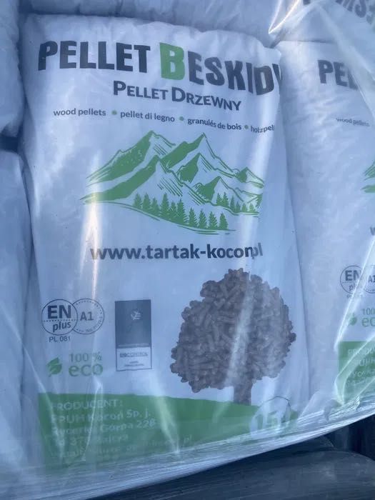 Pellet Beskidy pelet certfikowany A1 transport GRATIS paleta 1050kg