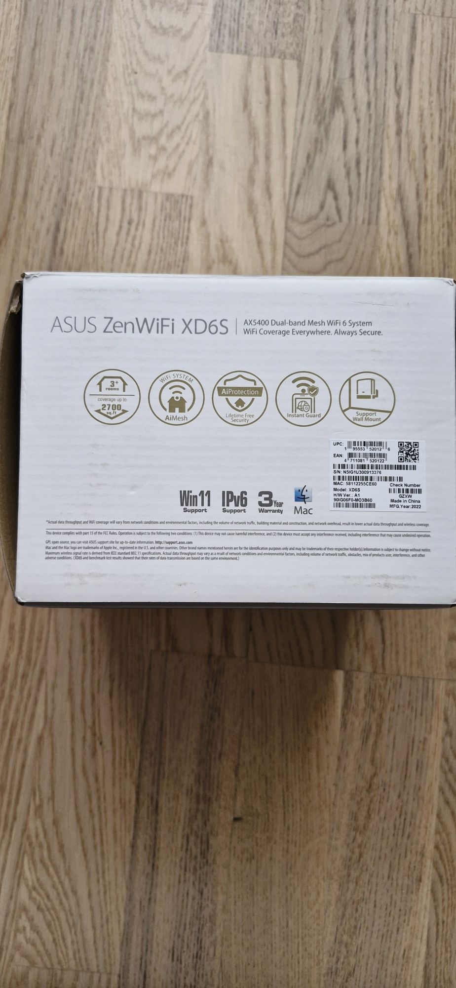 Роутер Asus zenWIFI XD6S