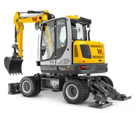 Wynajem koparki kołowej 7 t. Wacker Neuson