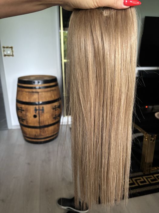 Wlisy naturalne 7 tasm naturalny ciemny blond