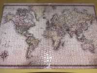 Пазл старовинна мапа світу 73х48,6 см 1000 штук