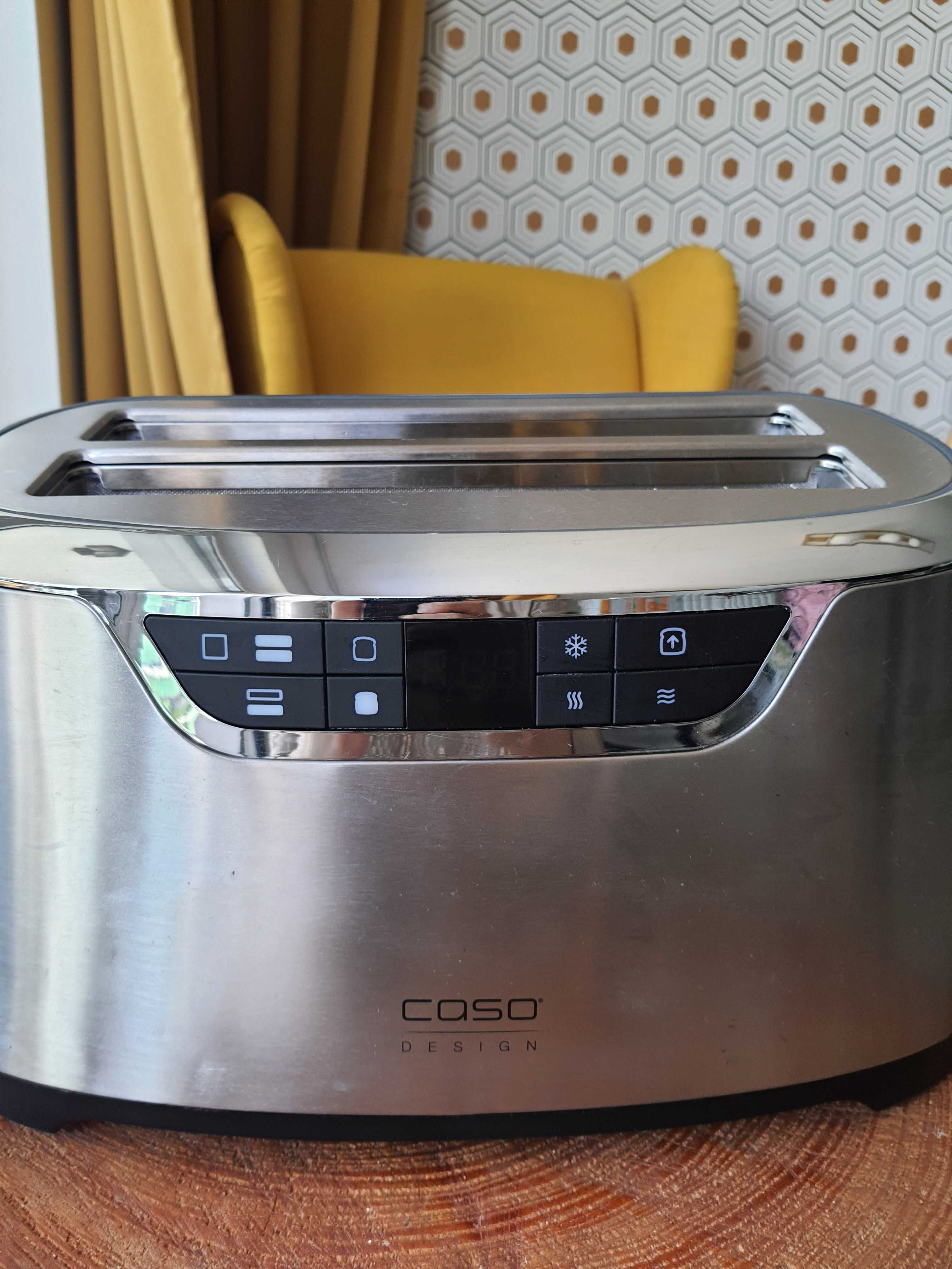 Toster CASO Germany Novea T4 srebrny/szary 1600 W; na 4 tosty!